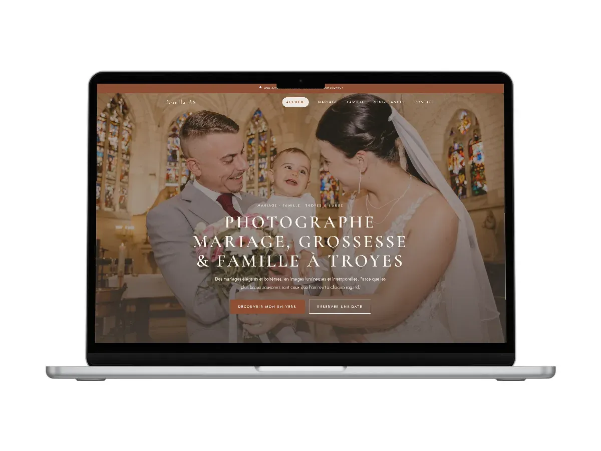 Site web Noella AS Photographie